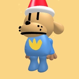Dog man christmas