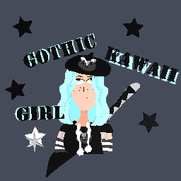 Kawaii Gothic girl! :D