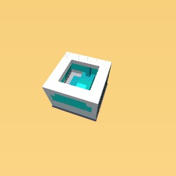 Waterfall swimming pool