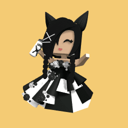 Black and white