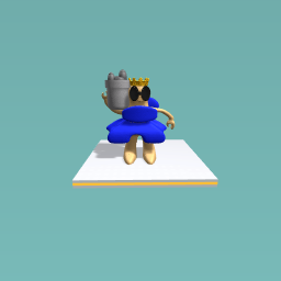 Bold Princess holding some rocks