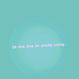 I'm crying frr