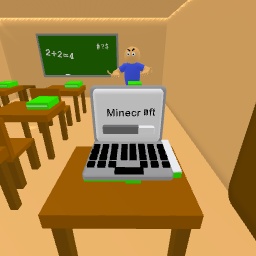 Sneaky play minecraft in class