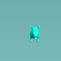 A blue dog