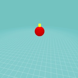 Weird red ornament