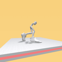 Huge feet, tiny arms