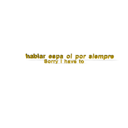 Sorry I have to
