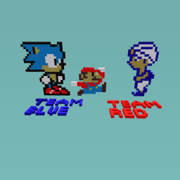 Sonic and Mario vs Imaji