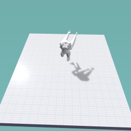 normal girl doing an backflip