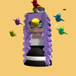 bird feeding girl