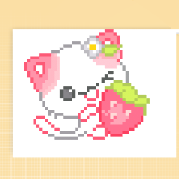 Strawberry kitten