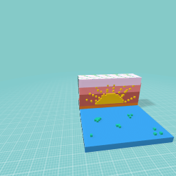 sunset over the sea