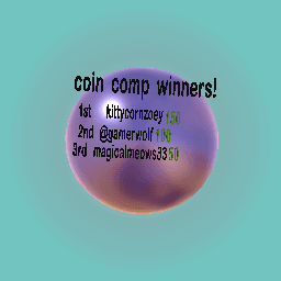 coin comp winners!