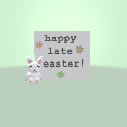happy late easter :D