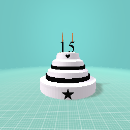 B-day cake since im 15 now :D