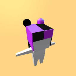 purple and black hair