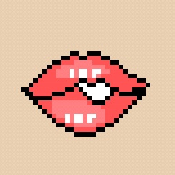 Pixel  lip art again