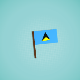 Saint Lucia flag.