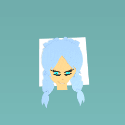 Girl with lavender braids