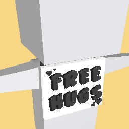 'FREE HUGS' sign