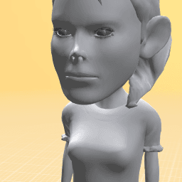 A girl donig a backflip