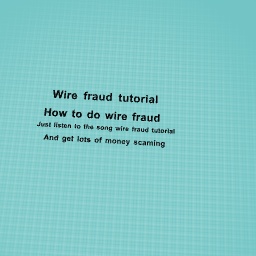 Wire fraud