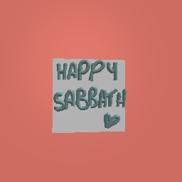 Happy Sabbath