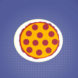 Plain pizza with peporoni