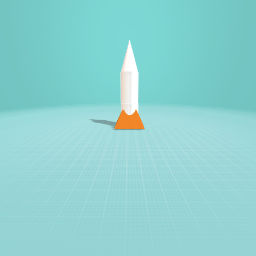 Orange and White space ship