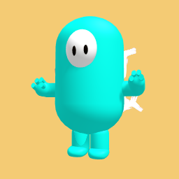  Fall guys cyan