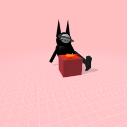 Bendy hammers a box