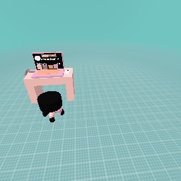roblox gaming setup (my user is not AestheticPeach in roblox