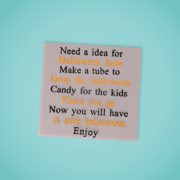 A idea for halloween