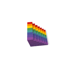 rainbow stairs