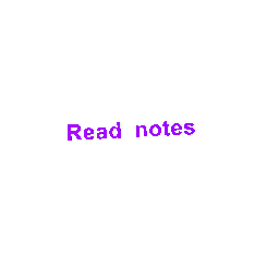 Read notes