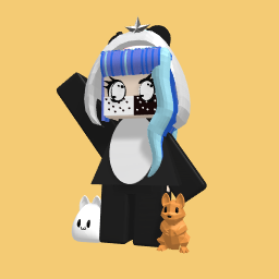 panda girl cute