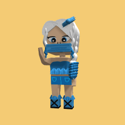 blue girl
