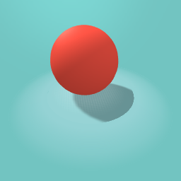 A big red ball