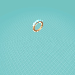 Bluestone bracelet with white saphires and gold plating.