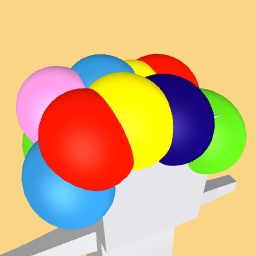 Rainbow  clown hair
