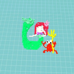 pixel princess Ariel