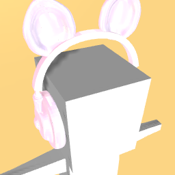 Pink cat headphones