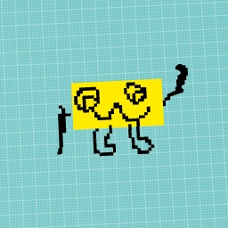 Cheese man but blocks