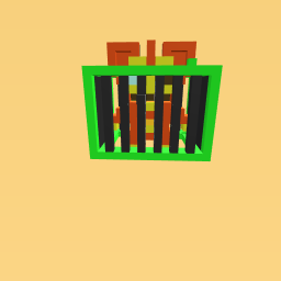 Monkey in a cage