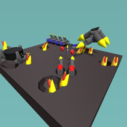 The battle of the red and the blue.