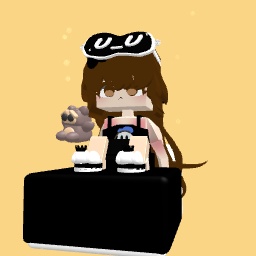 Cute girl with pajamas+bear