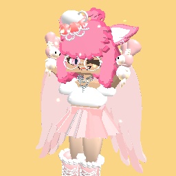 *ADORABLE* pink/angel/cinnamonroll/cute/gurl!