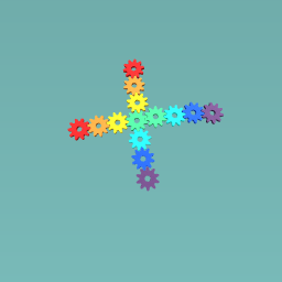 rainbow cogwheels