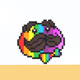 Rainbow Pringles Man