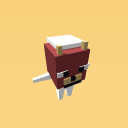 Minecraft cow head